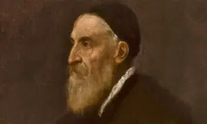 Portret starca z brodą i czarnym nakryciem głowy, jeden z tycjan najsłynniejsze obrazy.