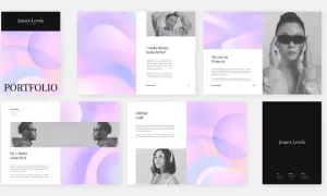 Portfolio Jamesa Lewisa, artysty typografii. Zobacz jego projekty i dowiedz się, co to znaczy portfolio.