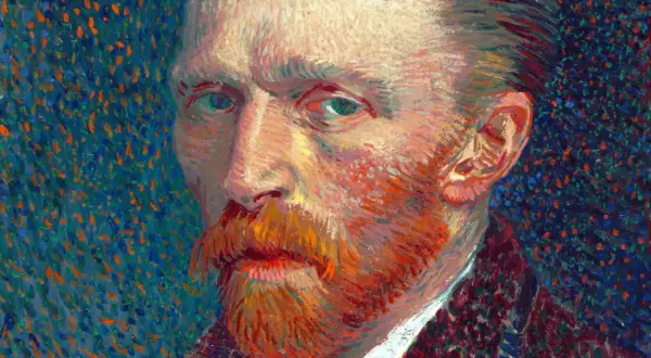 Portret Vincenta van Gogha z rudą brodą i przenikliwym spojrzeniem. Ciekawe, co wtedy myślał?