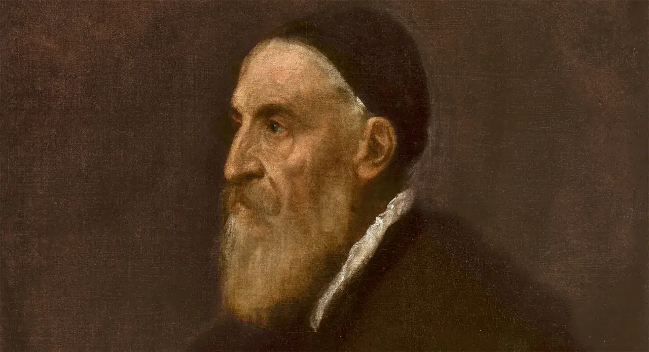 Portret starca z brodą i czarnym nakryciem głowy, jeden z tycjan najsłynniejsze obrazy.
