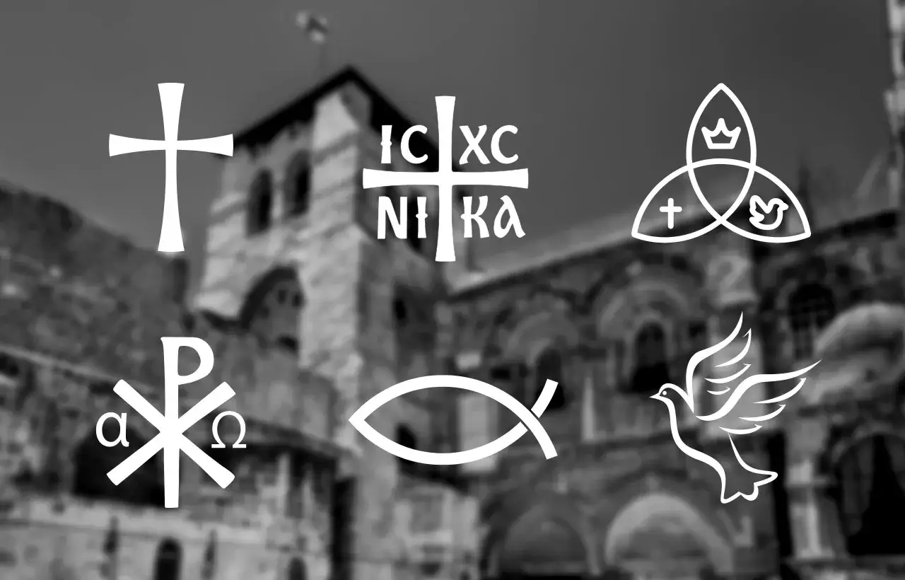 Krzyż, ryba, gołębica, Alfa i Omega, Trójca – symbole biblijne i ich znaczenie w wierze chrześcijańskiej.