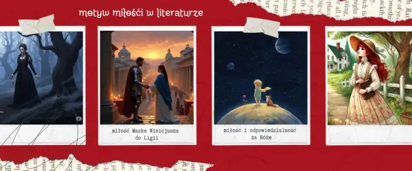 Mroczna królowa, rycerz i ukochana, Mały Książę z Różą – różne oblicza motywu miłości w literaturze.